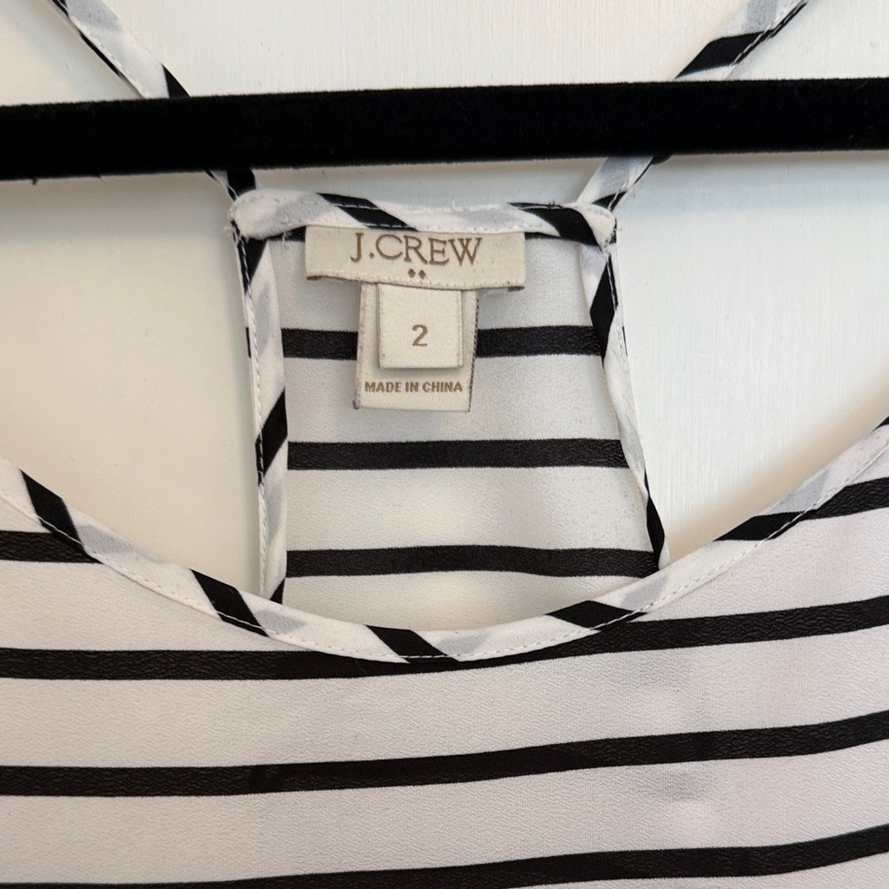 J.Crew Striped Tank Top - Picture 2 of 3